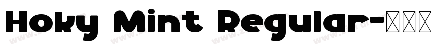 Hoky Mint Regular字体转换